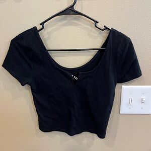 Aeropostale Baby Tee Black